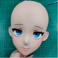 (GLA075)Customize Character'! Female/Girl Resin Full/Half Head With Lock Anime Cosplay Japanese Animego Kigurumi Mask